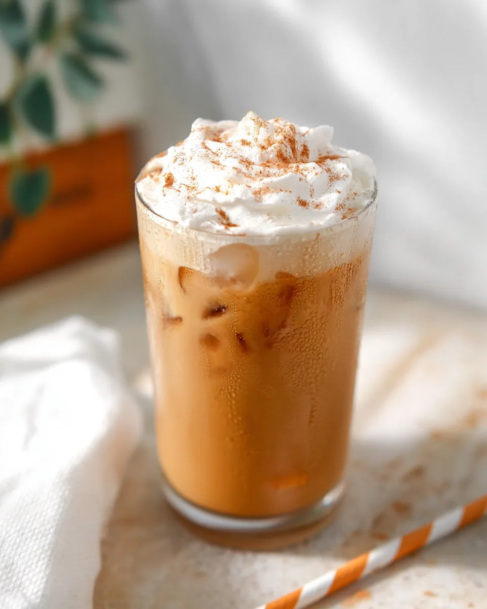Keto Iced Pumpkin Spice Summer Dream Latte Recipe