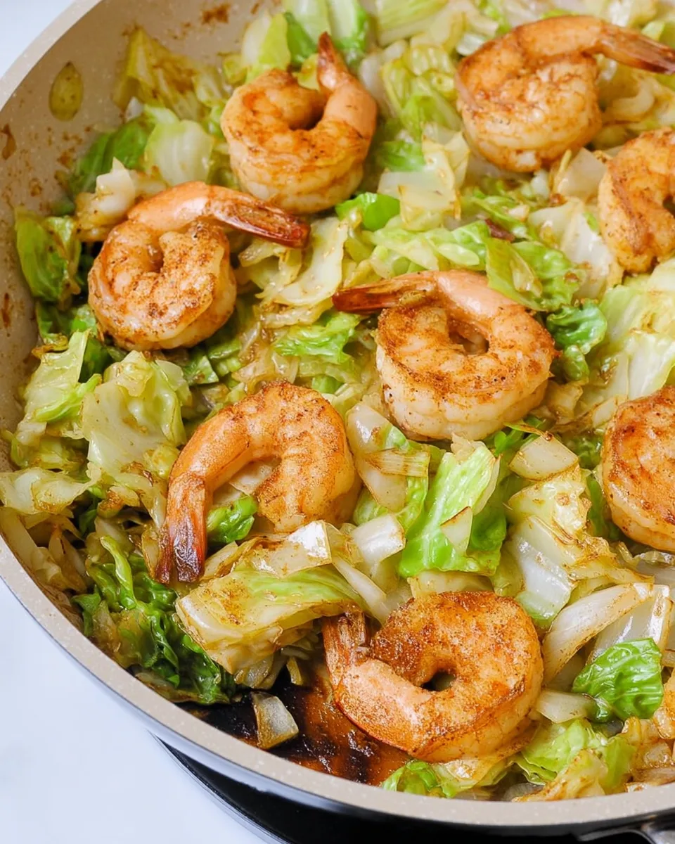 Lemon Shrimp & Napa Cabbage Sauté: Easy Weeknight Meal