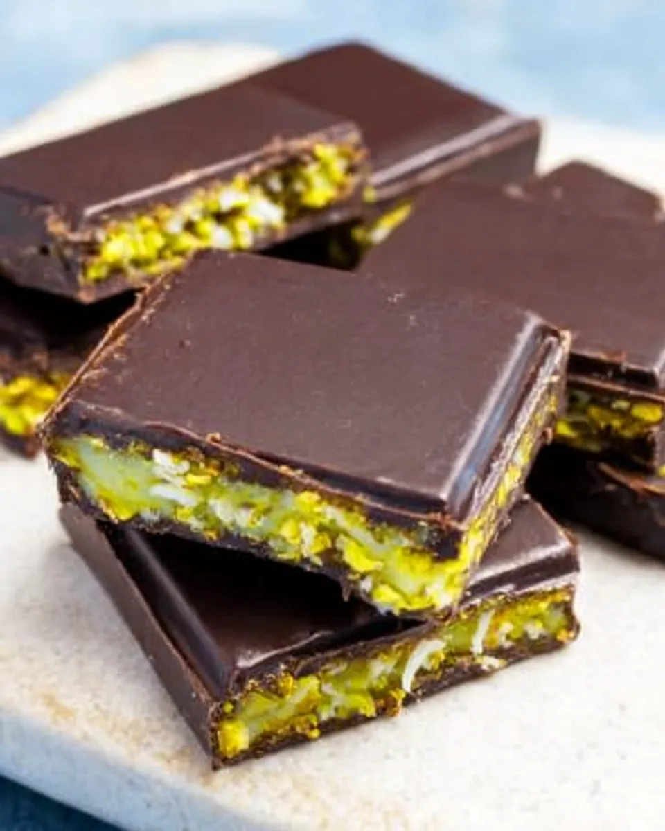 Luscious Keto Dubai Chocolate Oasis Bars Recipe Now!