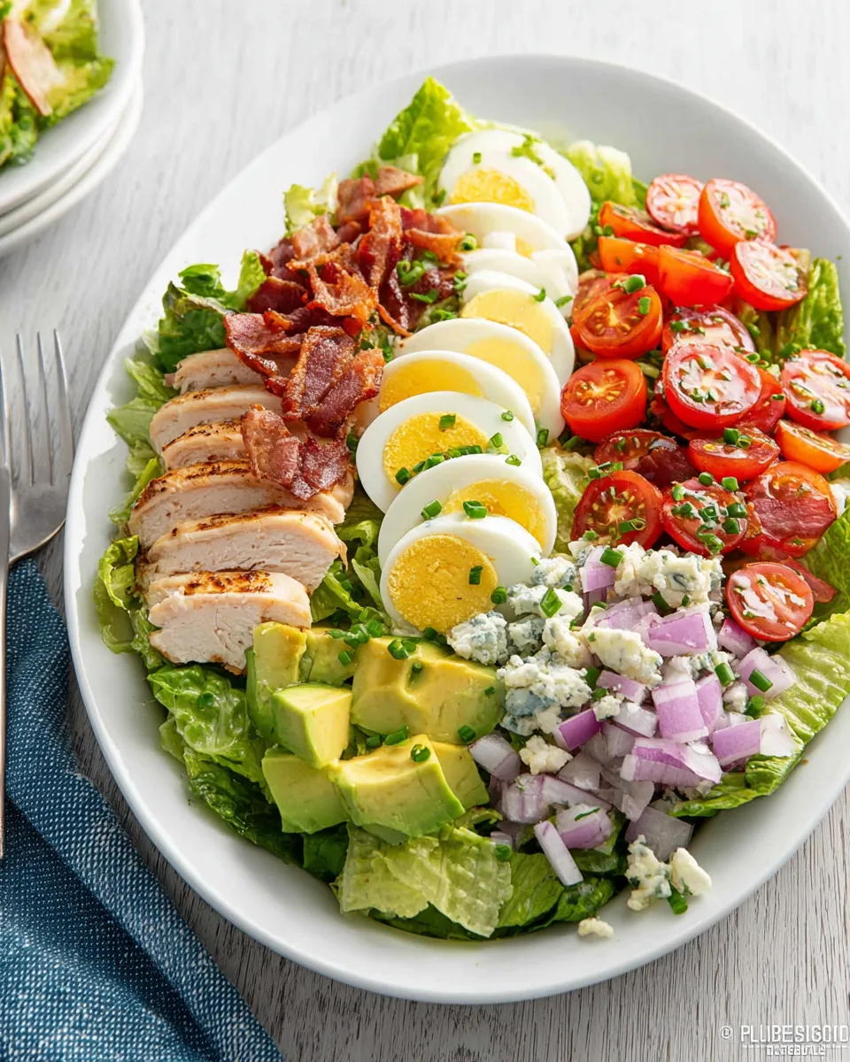 My Summer Garden Cobb Salad with Zesty Vinaigrette