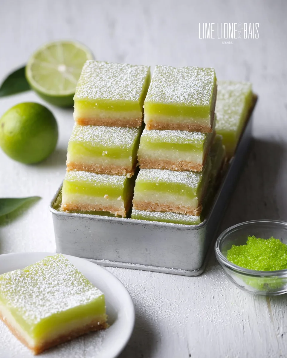 Perfect Refreshing Zesty Summer Lime Bars Recipe