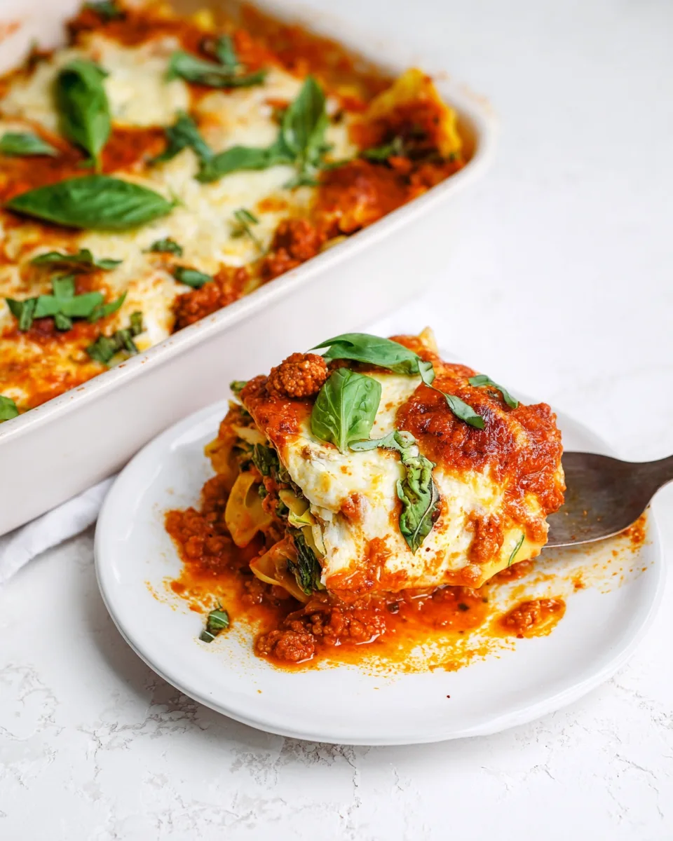 Quick Light & Easy Summer Zucchini Lasagna Recipe!