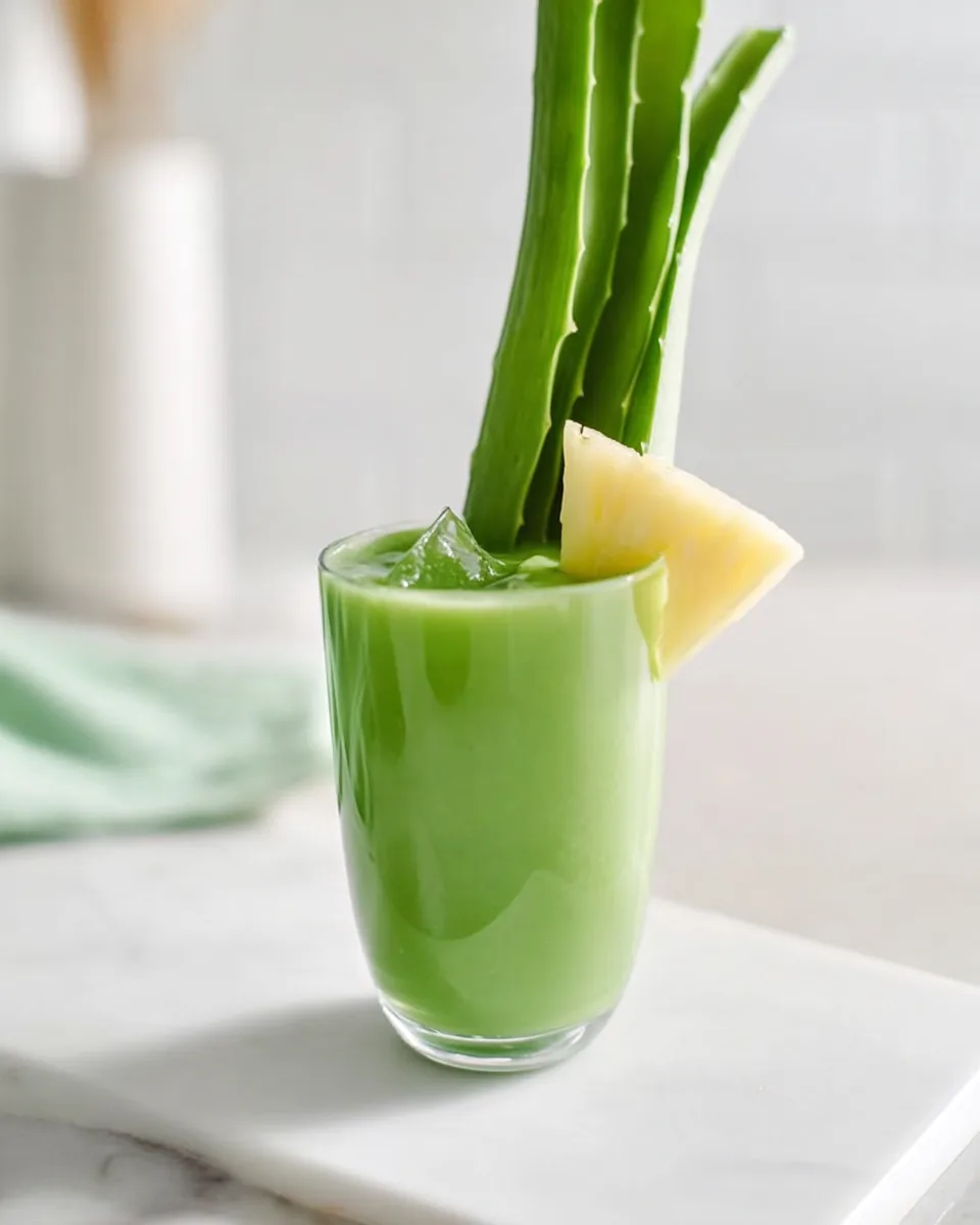Refreshing Tropical Green Smoothie Cleanse Recipe!