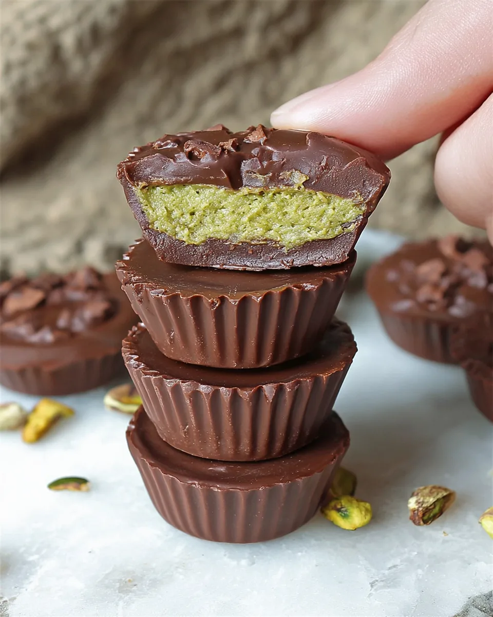 Simple Chilled Pistachio Chocolate Delights Recipe