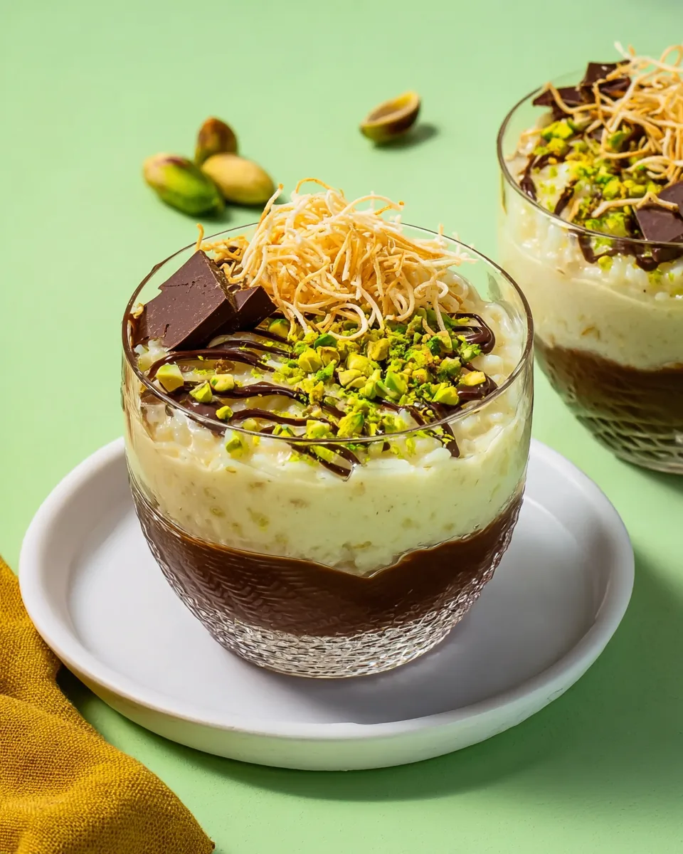 Simple Chilled Summer Chocolate Rice Pudding Recipe