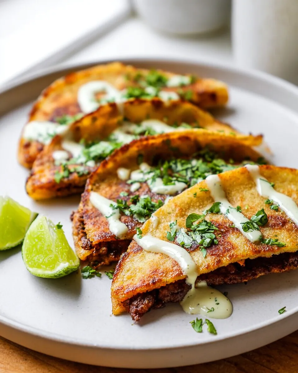 Sizzling Summer Beef Tacos with Zesty Lime Crema