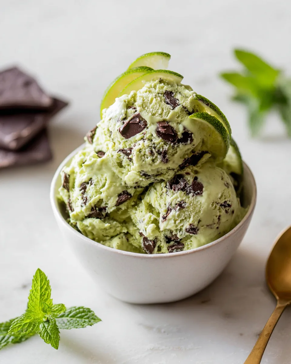Summer Avocado Dream Ice Cream: Healthy Treat!