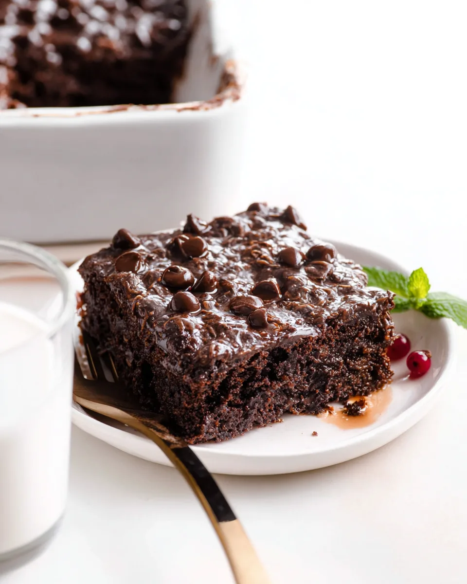 Summer Fudgy Chocolate Protein Baked Oats Recipe Idea