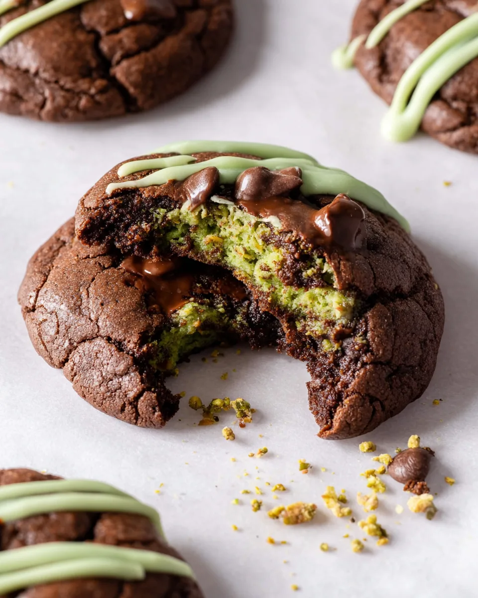Summer Pistachio Chocolate Cookie Surprises Recipe
