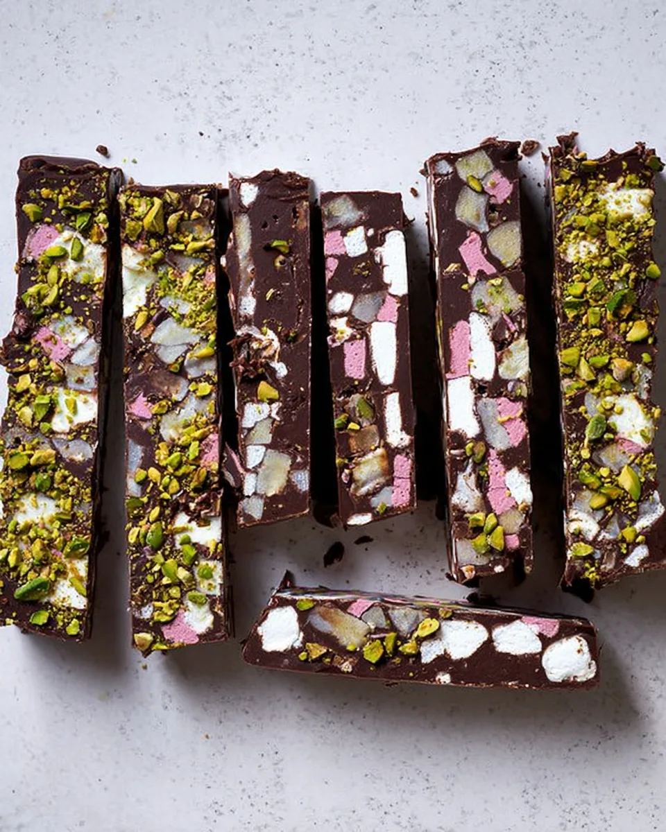 Summer Pistachio Rocky Road Delight - Quick Recipe
