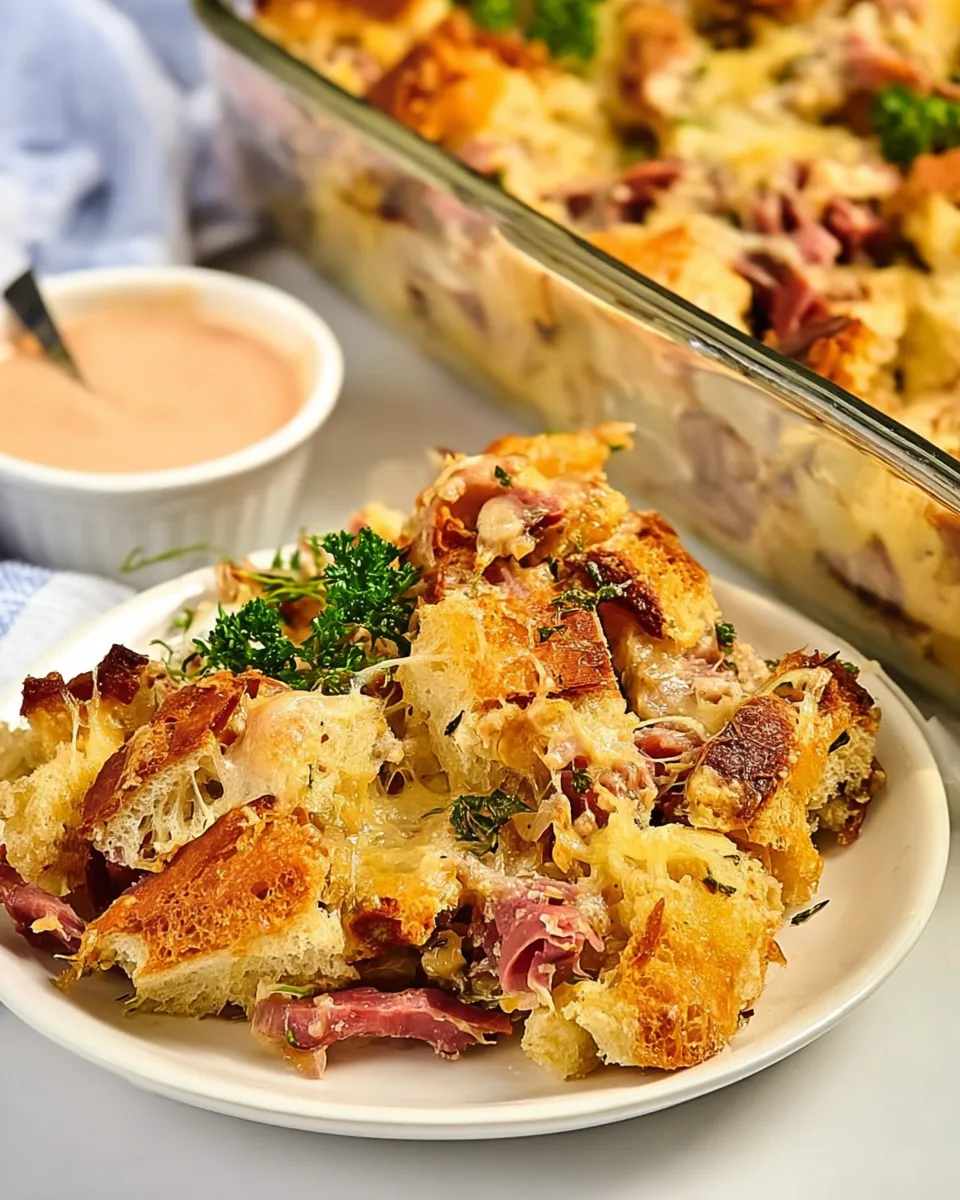 Summer Savory Reuben Casserole - Quick Easy Recipe