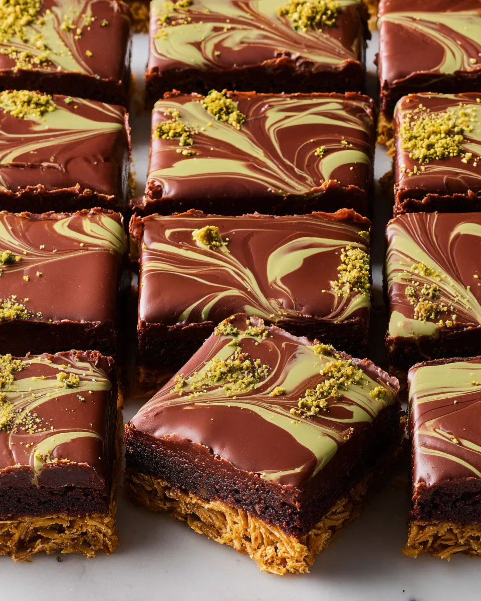 Summer Sunset Pistachio Brownies: Your Dream Dessert