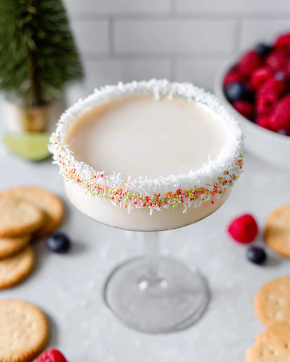 Summer Vanilla Coconut Cloud Martini Quick Recipe