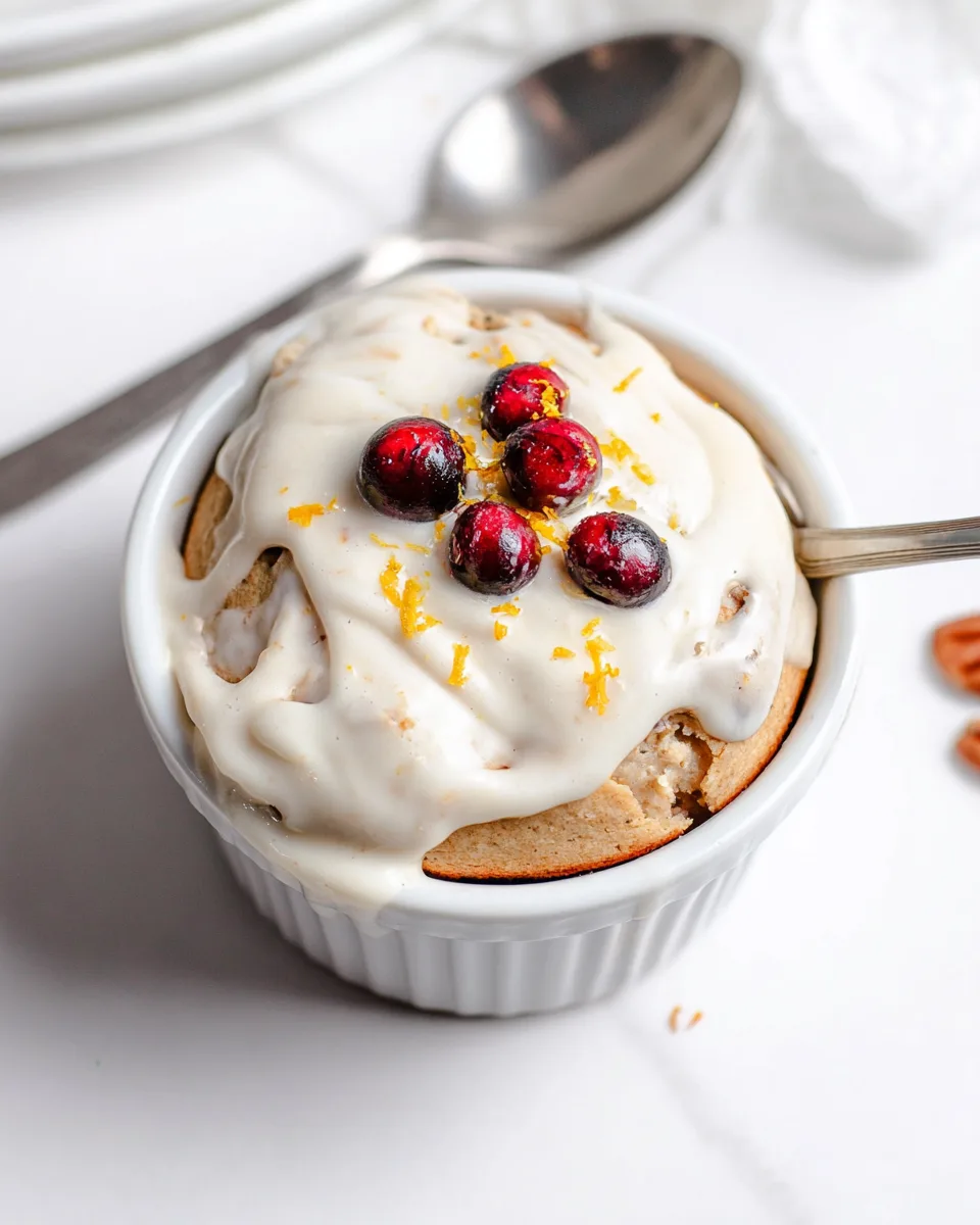Sunny Lemon Berry Baked Oats with Creamy Glaze Recipe