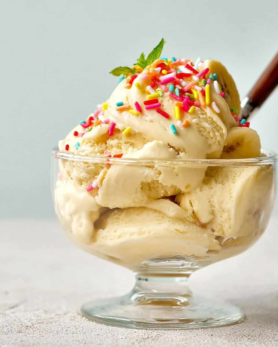 Sunshine Banana Nice Cream Delight! Healthy RECIPE