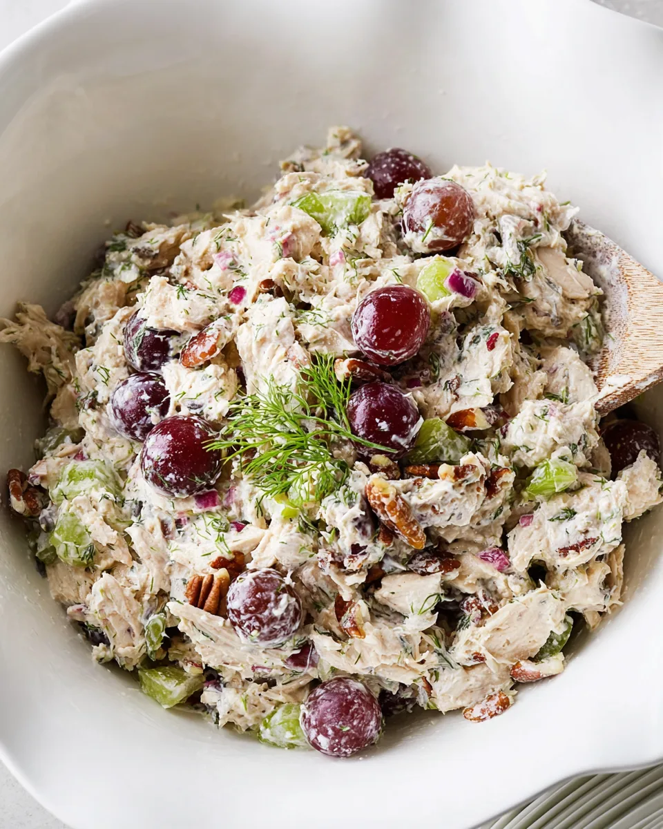 Sunshine Chicken Salad with Grapes & Pecans Recipe