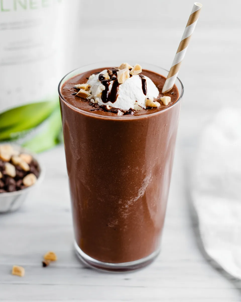 Sunshine Choc Peanut Butter Protein Smoothie Recipe