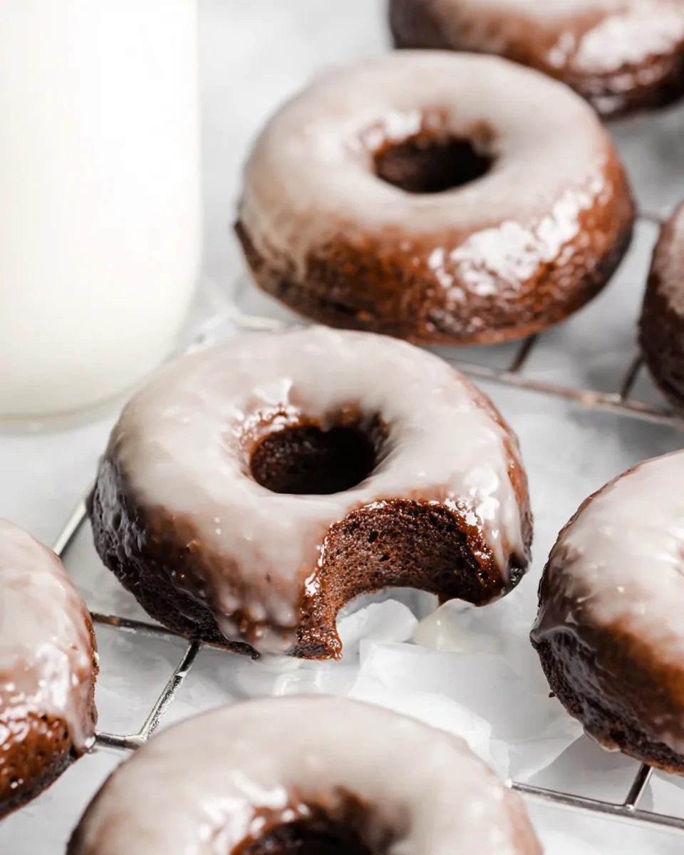 Sunshine Chocolate Glazed Donuts - GF & Easy!
