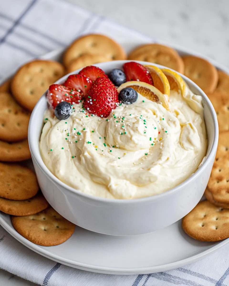 Sunshine Citrus Berry Dip: Easy Summer Recipe