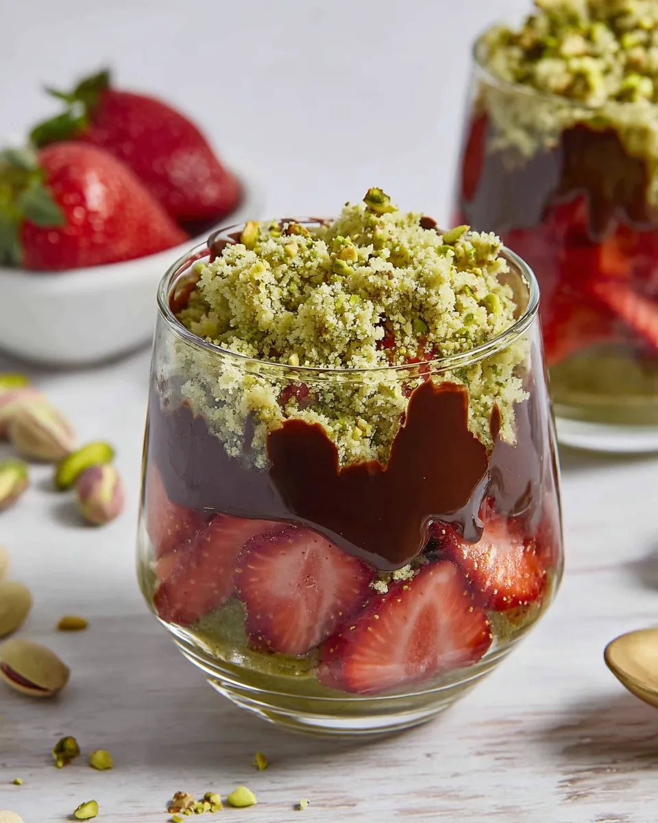Sunshine Strawberry Pistachio Dream Cups Delicious!