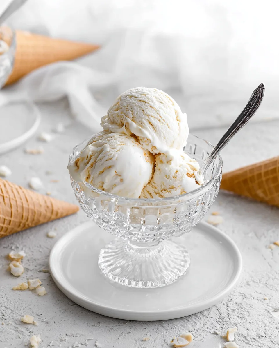 Sweet Summer Dream Vanilla Swirl Ice Cream Recipe