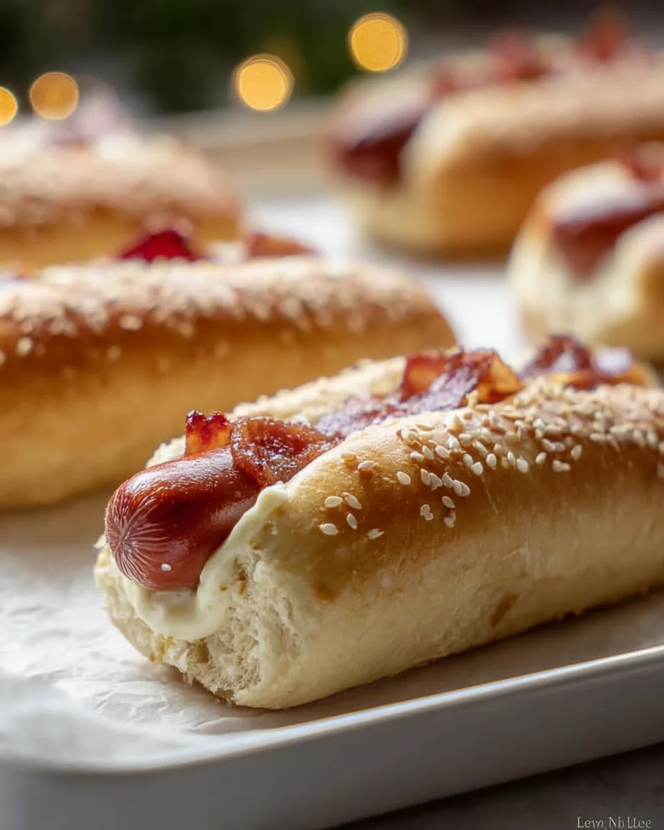 Festive Firecracker Low-Carb Bagel Dogs