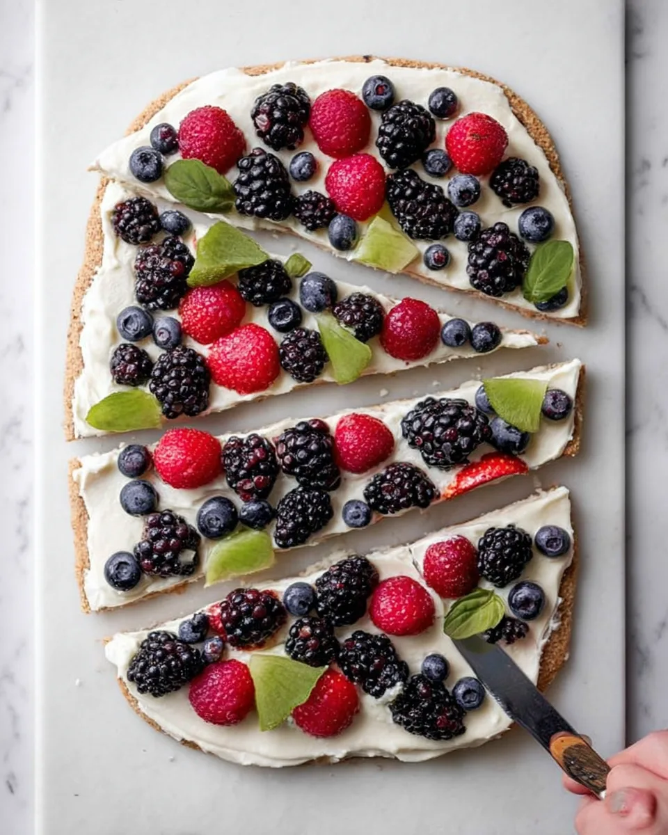 Festive Fourth Keto Fruit Pizza!