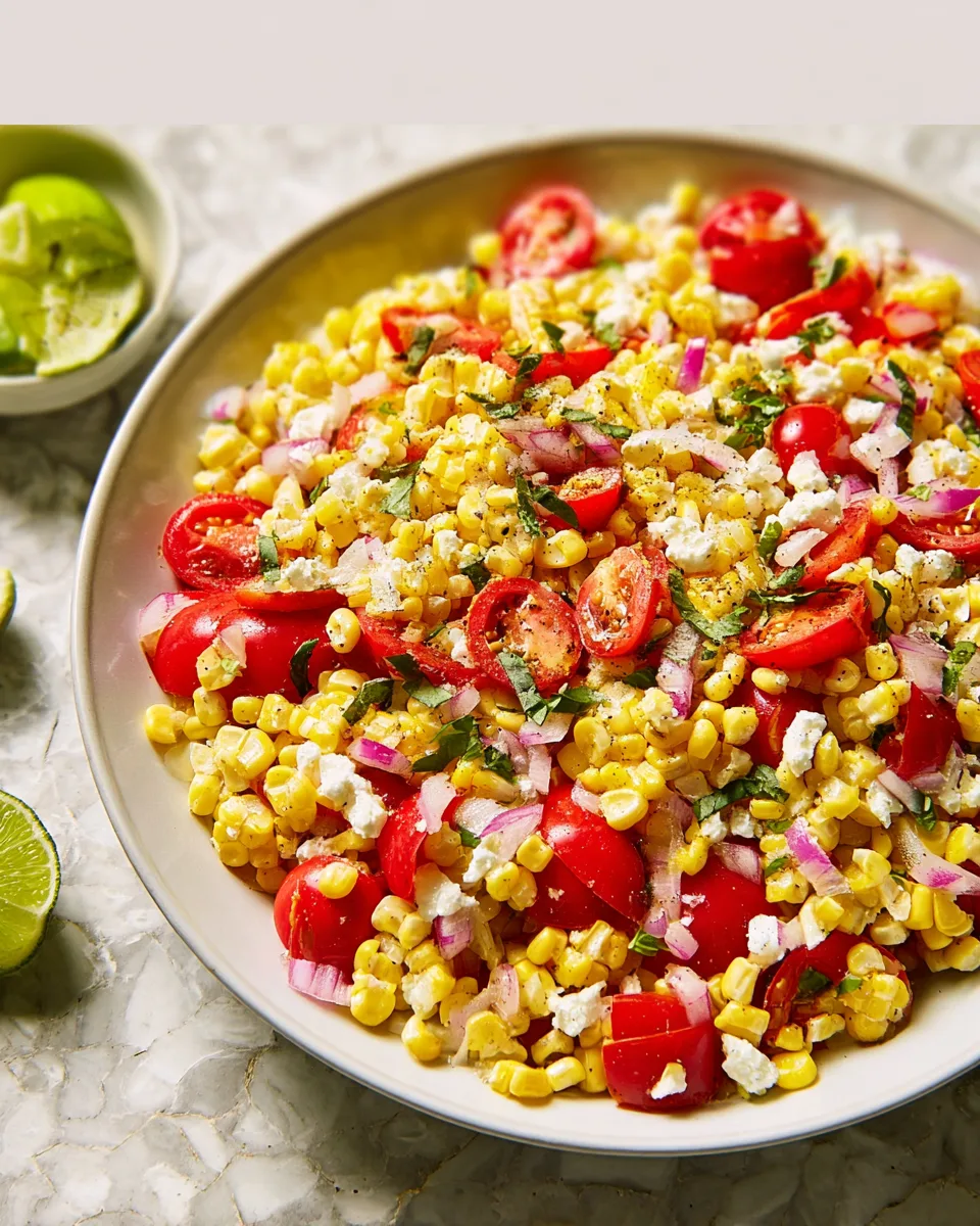 Fourth of July Firecracker Corn Salad