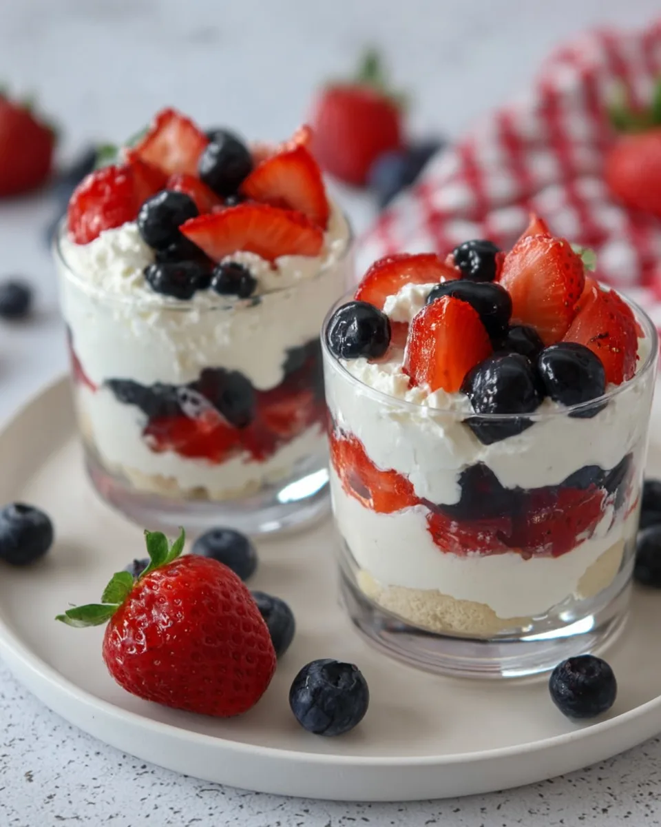 No-Bake Keto 4th of July Berry Bliss Recipe