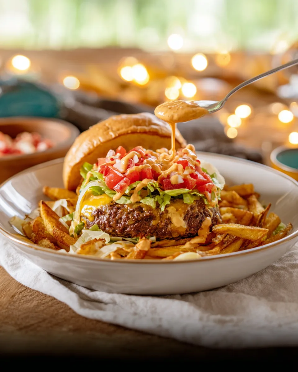 Patriotic Cheeseburger Bowl Bash! Recipe