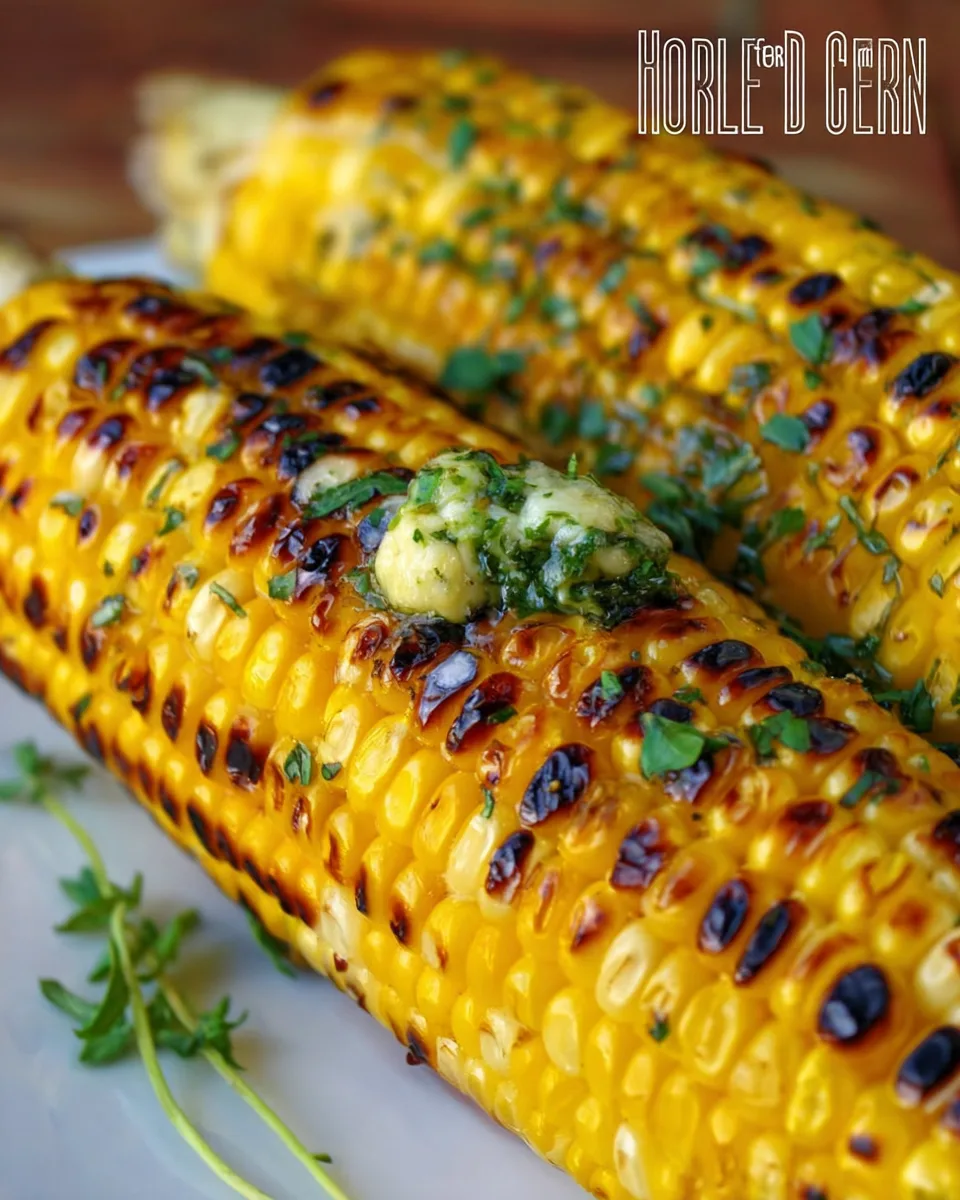 Patriotic Grilled Corn with Zesty Herb Butter