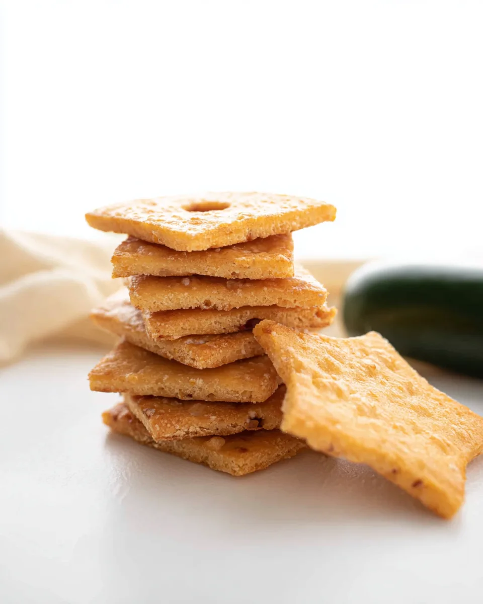 Star-Spangled Keto Cheese Crackers