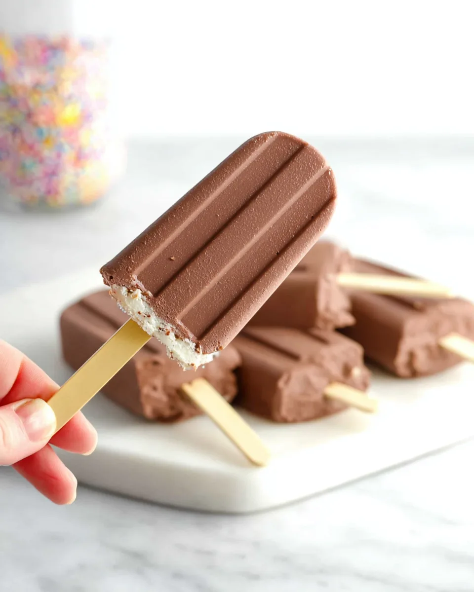Sweet Freedom Fudge Pops Recipe