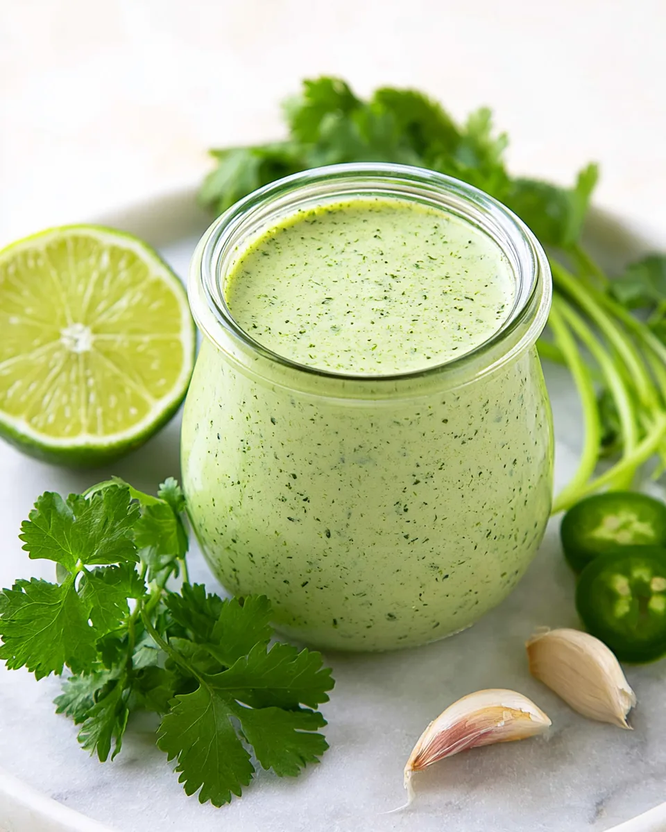 Creamy Cilantro Dressing - Quick Recipe