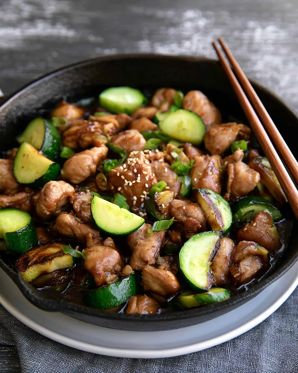 Easy Chicken Zucchini Stir Fry Recipe