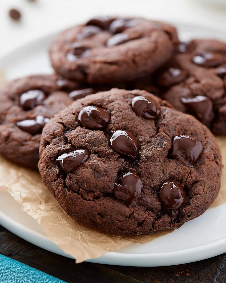 Easy Double Chocolate Keto Breakfast Cookies