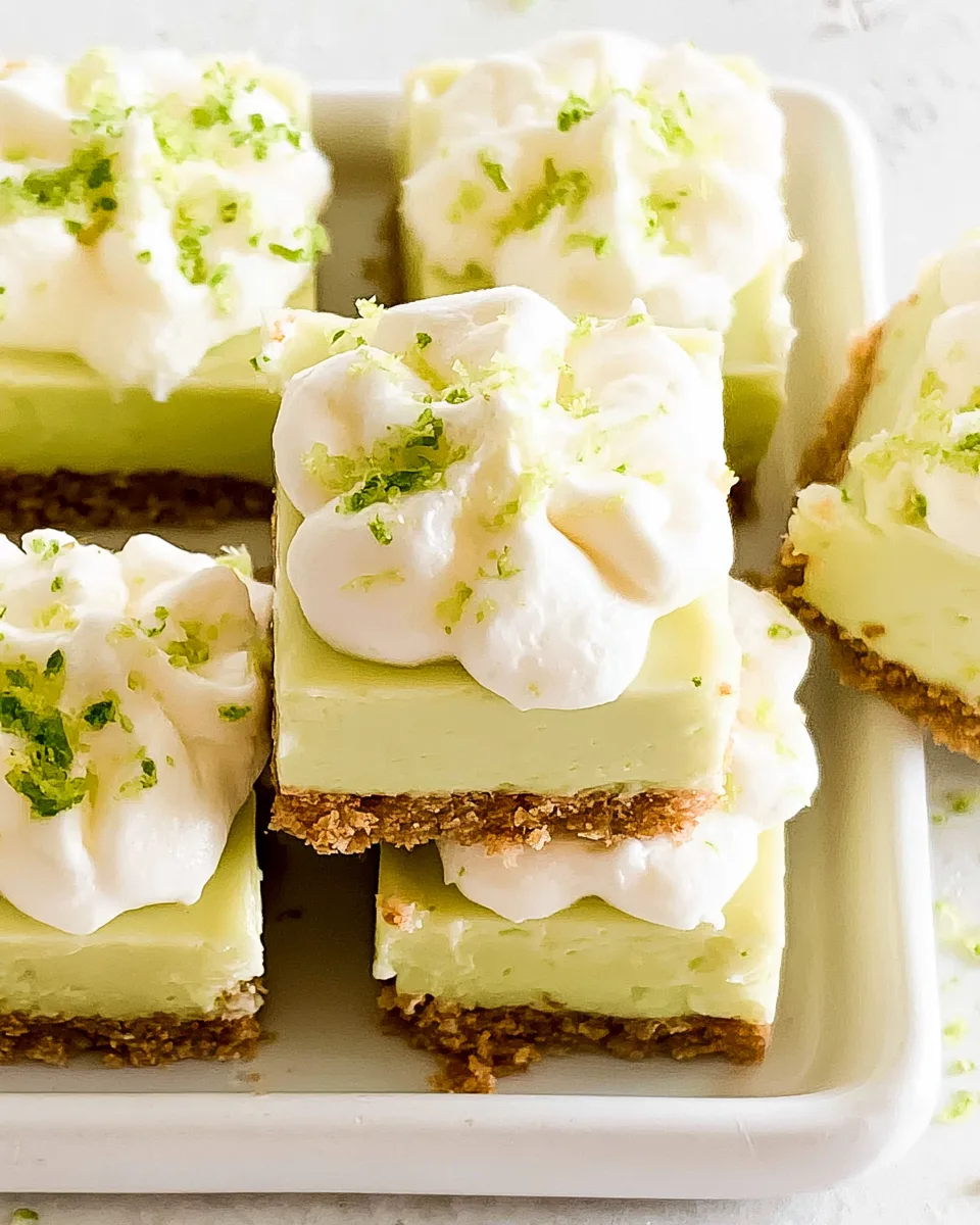 Easy Zesty Key Lime Bars Recipe