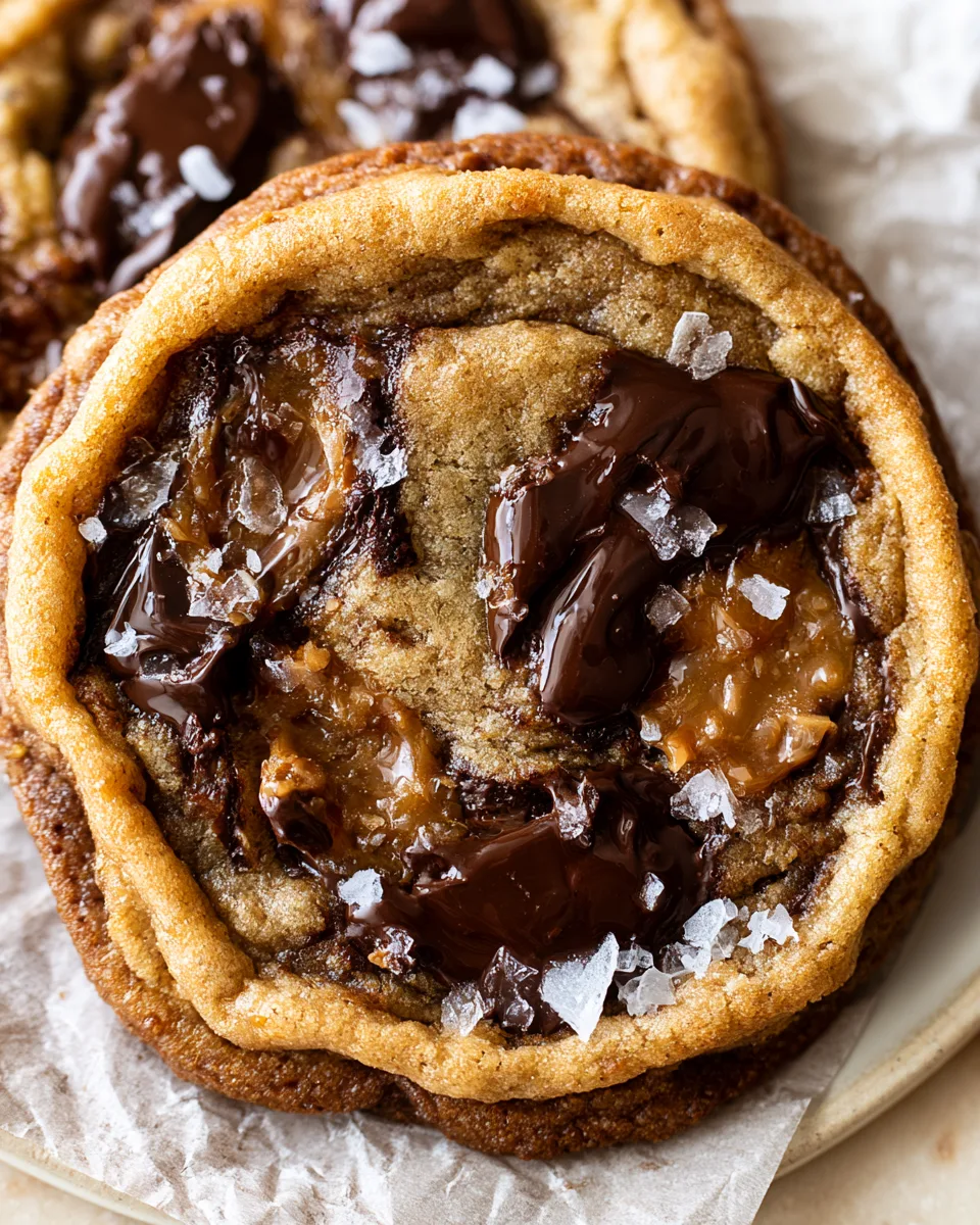 Homemade Browned Butter Toffee Chocolate Chip Cookies
