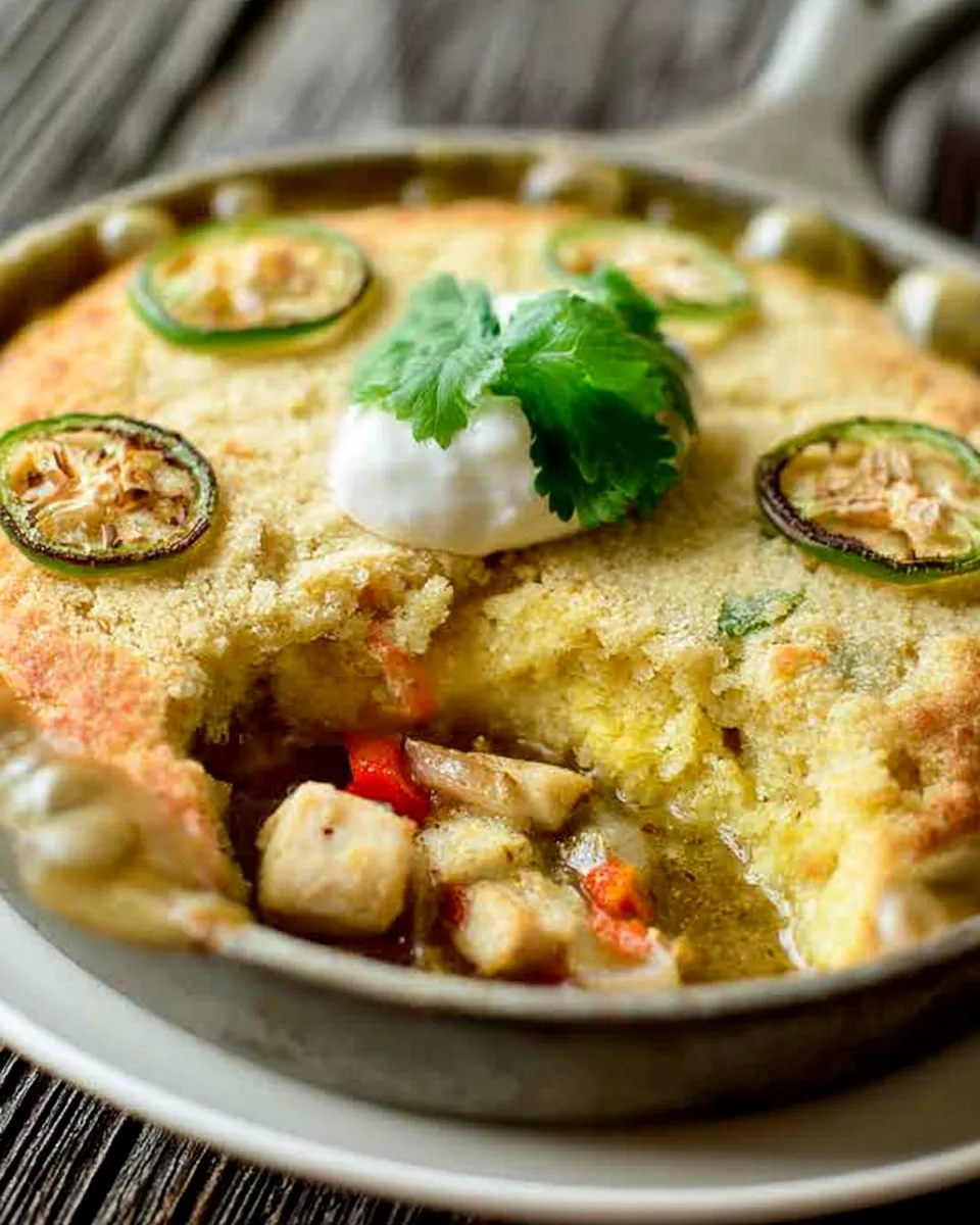 Jalapeno Cornbread & Chicken Casserole