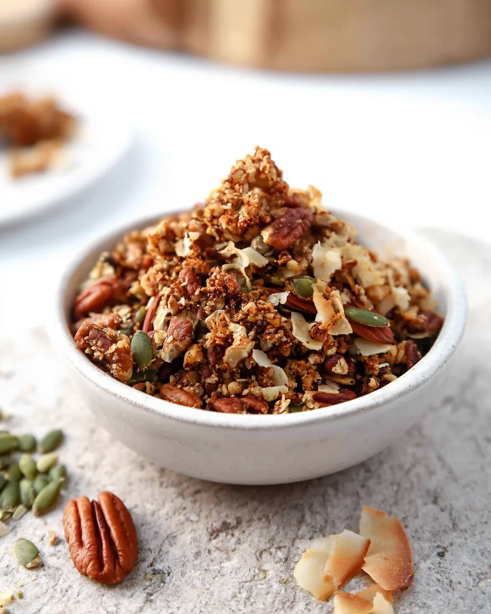 Keto Air Fryer Granola Recipe