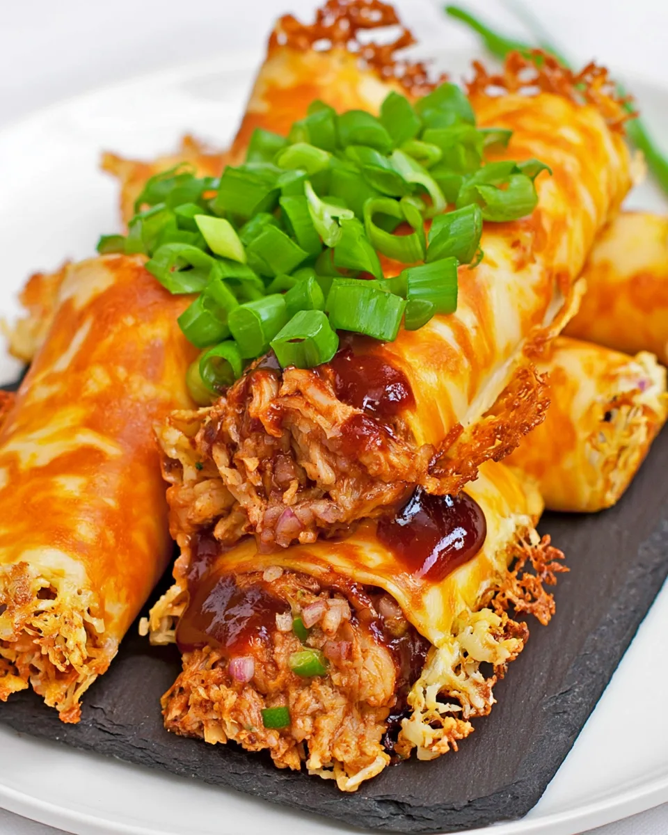 Keto BBQ Chicken Roll-Ups – Low Carb Meal