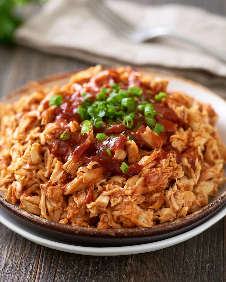 Keto BBQ Shredded Chicken Recipe