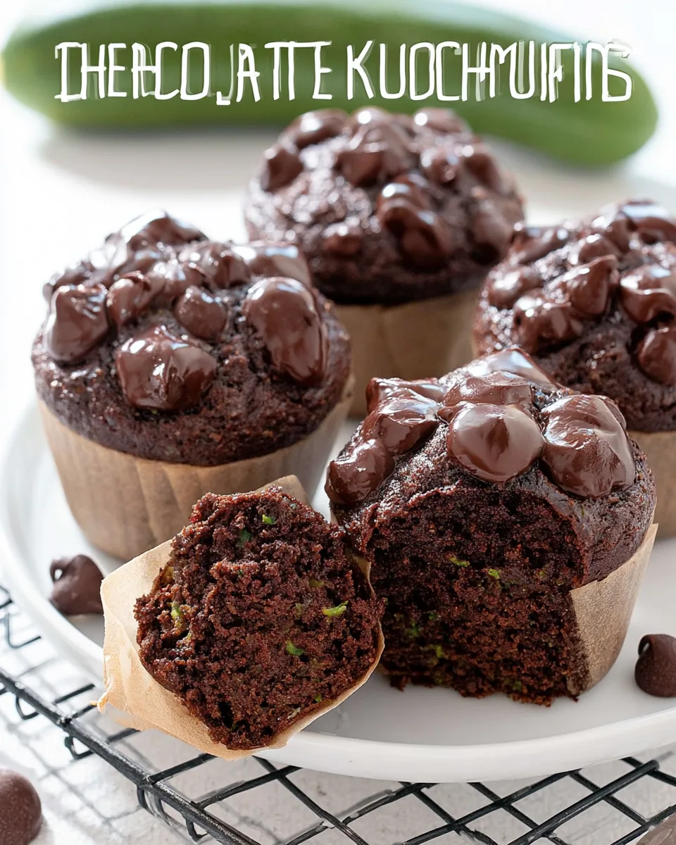 Keto Chocolate Zucchini Muffins Recipe