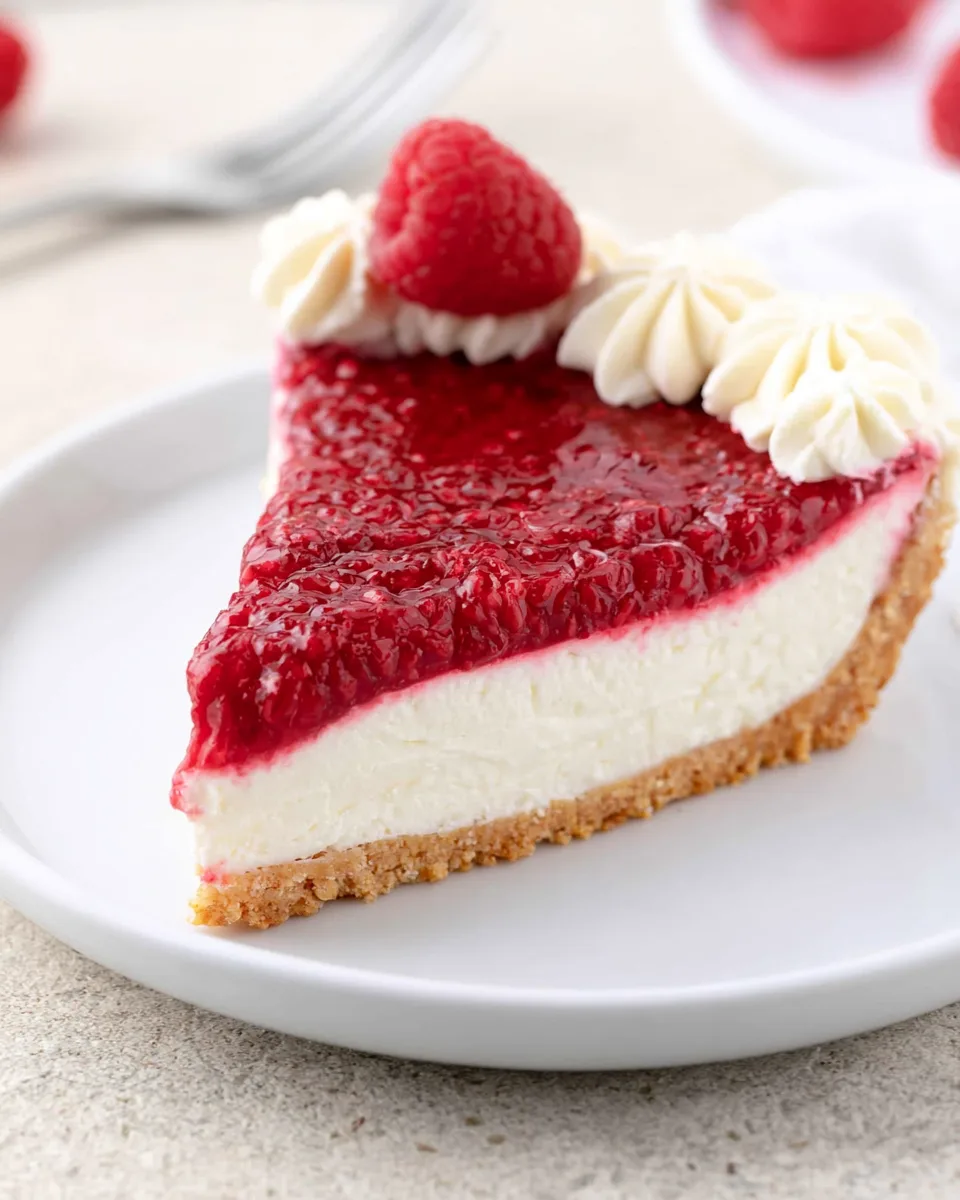 Keto Raspberry Cream Pie Recipe