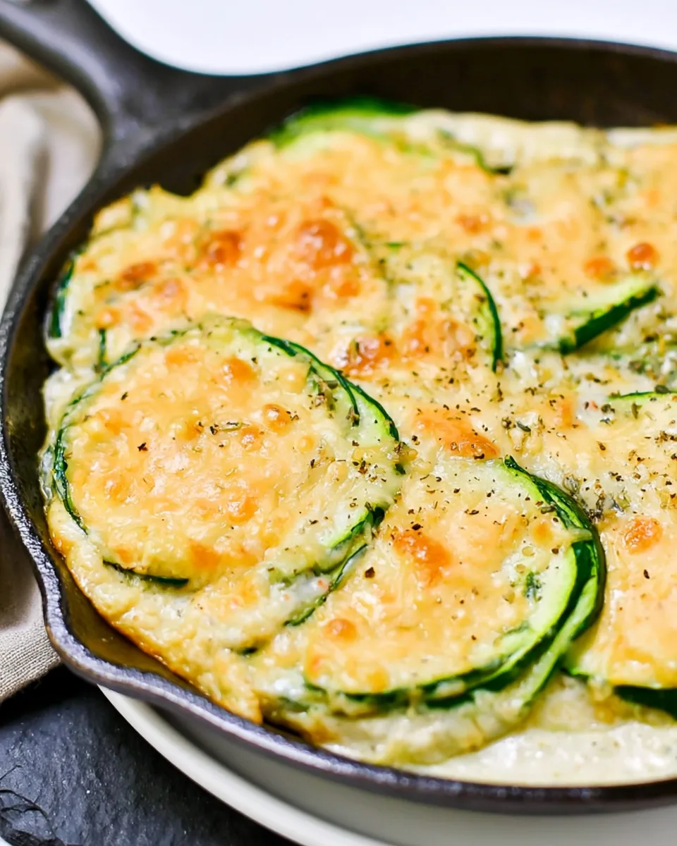 Keto Scalloped Zucchini - Low Carb