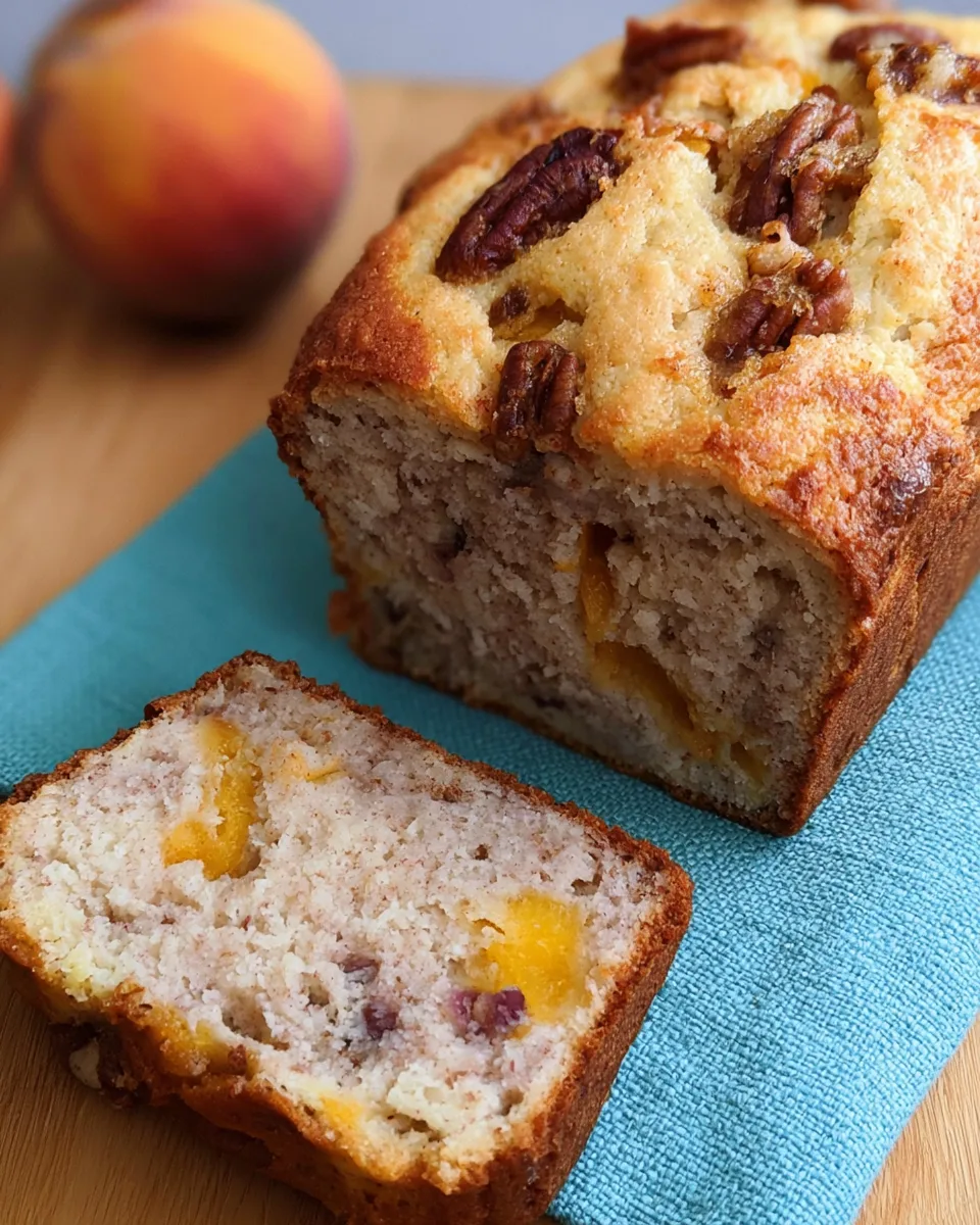 🍑 Keto Southern Peach Bread Recipe