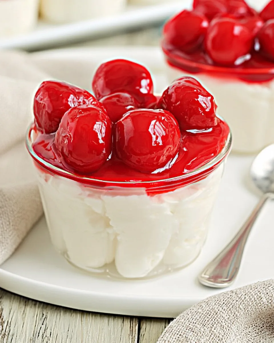 Low Carb Cherry Cheesecake Cups