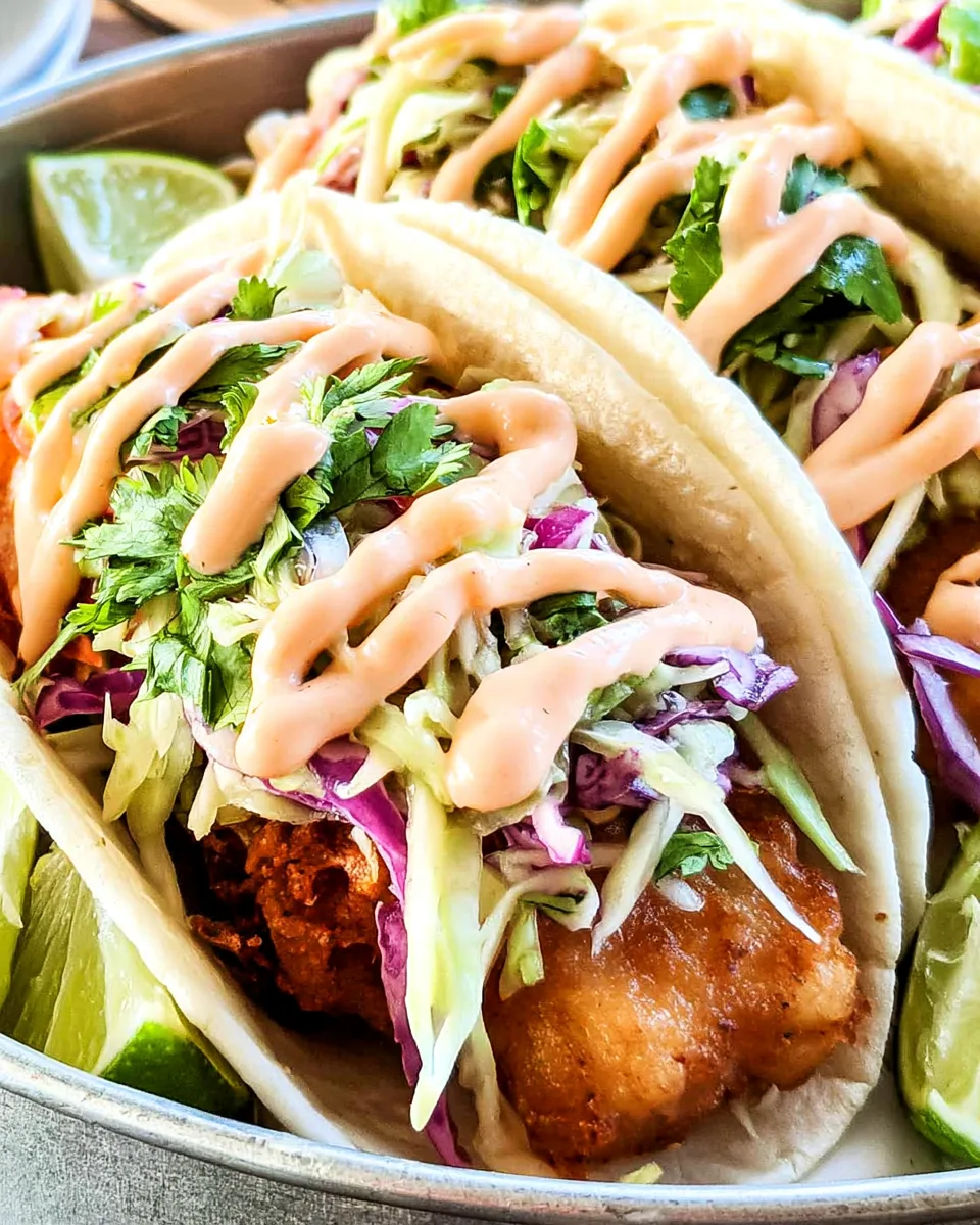 Perfect Baja Fish Tacos Recipe