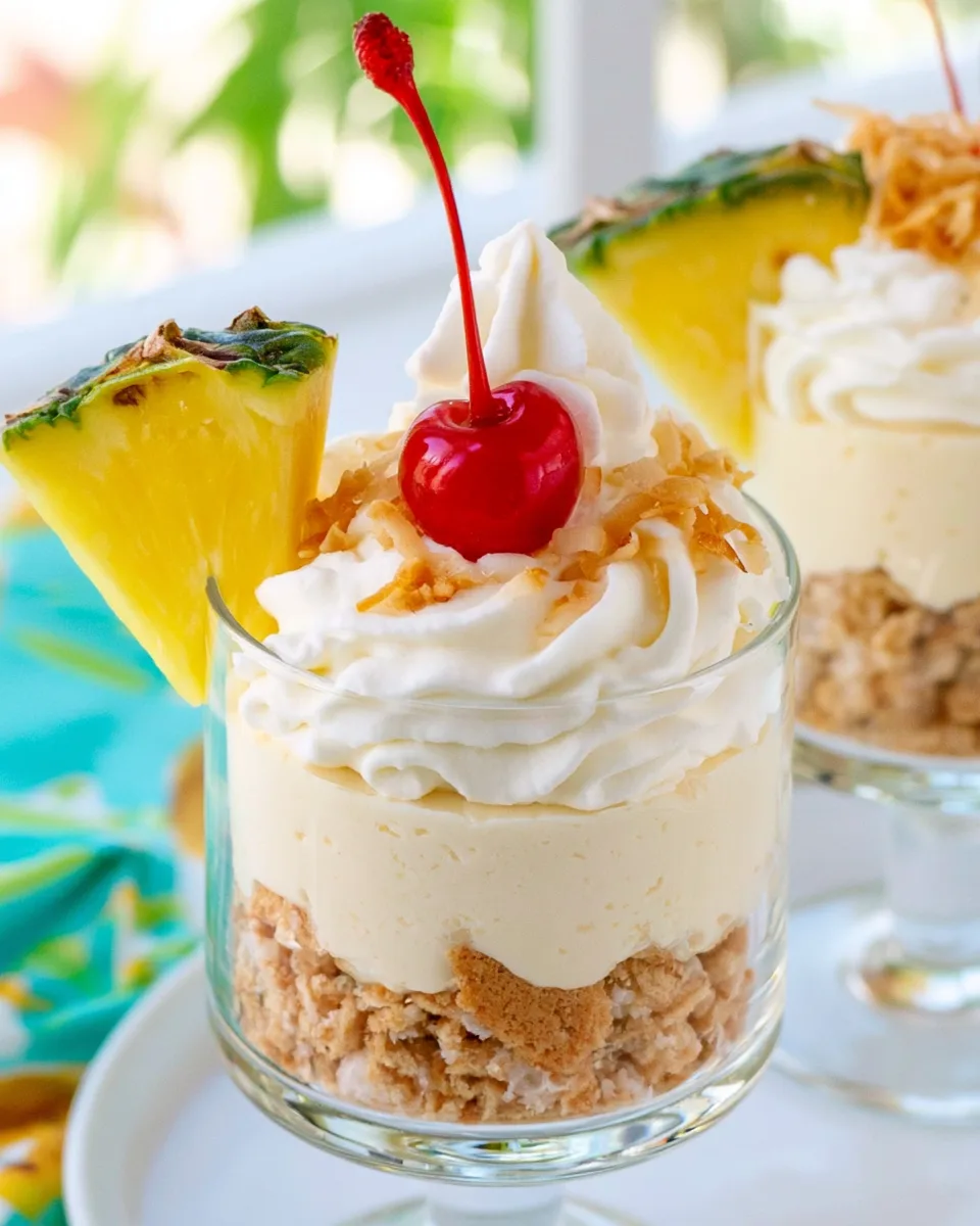 Piña Colada Cheesecake Mousse Recipe