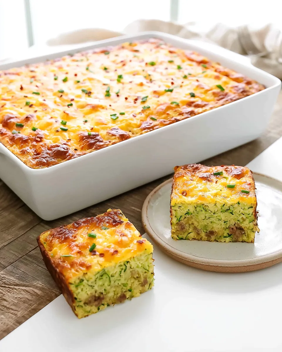 Quick Keto Zucchini Breakfast Casserole